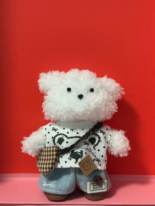 Retro Dot Bear Pipe Cleaners Craft DIY Kit