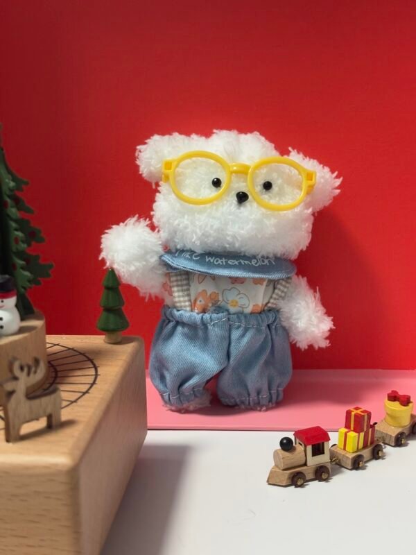 Denim Melon Bear Pipe Cleaners Craft DIY Kit - Image 2