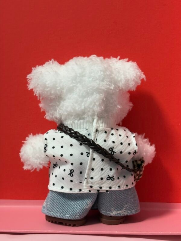 Retro Dot Bear Pipe Cleaners Craft DIY Kit - Image 4