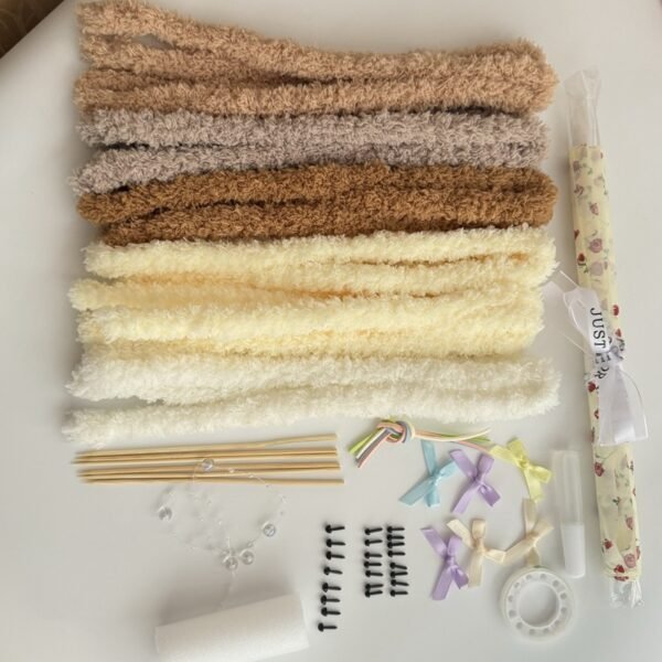 Puppy Bouquet Pipe Cleaners Craft DIY Kit - Image 4