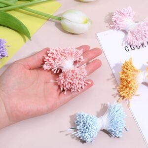 Stamens for Crafts | Artificial Flower Stamens | 6 Color