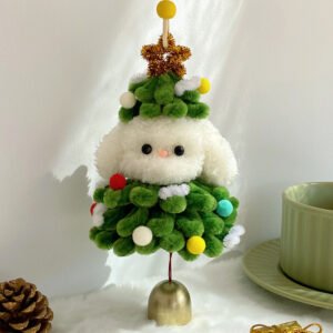 DIY Christmas Tree Wind Chime Craft Kit - Featuring a Adorable Puppy